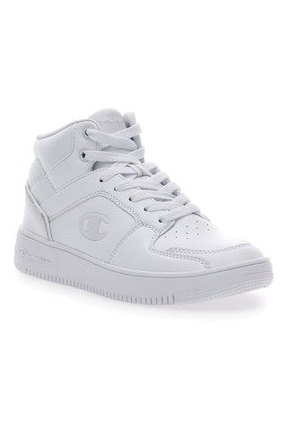 Weiße, hohe Sneaker „Champion Rebound 2.0 MID“.