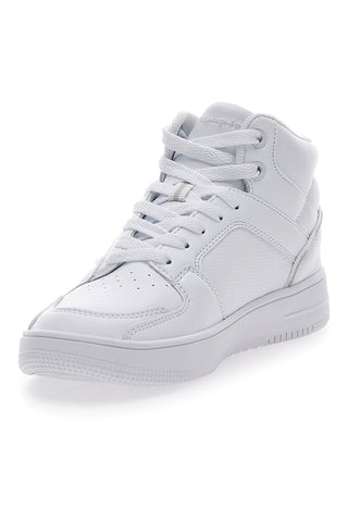 Weiße, hohe Sneaker „Champion Rebound 2.0 MID“.