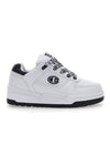 Weiße und schwarze Champion Rebound Heritage Skate-Sneaker