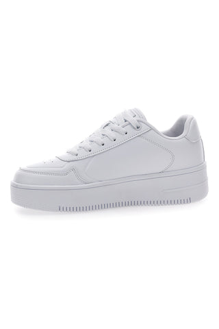Sneakers Bianche con Lacci Champion Rebound Platform Low
