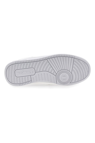 Weiße Sneaker mit seitlichem Logo von Champion Rebound Low