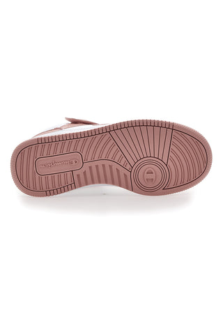 Sneakers Alte Rosa e Bianche Champion Rebound 2.0 Mid