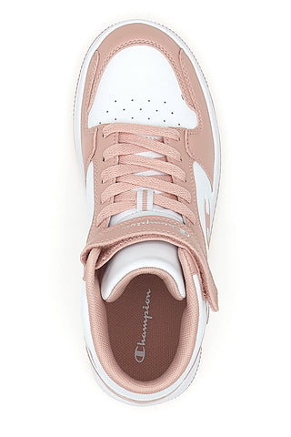 Sneakers Alte Rosa e Bianche Champion Rebound 2.0 Mid
