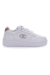 Champion Rebound Plateau-Sneaker in Glitzerweiß