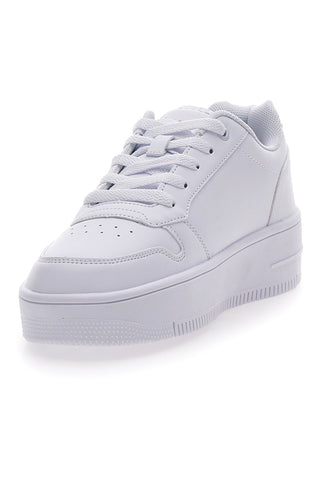 Champion Rebound Plateau-Sneaker in Glitzerweiß