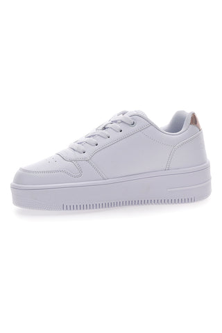 Champion Rebound Plateau-Sneaker in Glitzerweiß