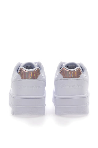 Sneakers Bianche Champion Rebound Platform Glitter