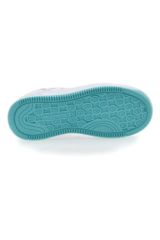 Sneakers Bianche e Azzurre Champion Rebound Platform Abstract G PS