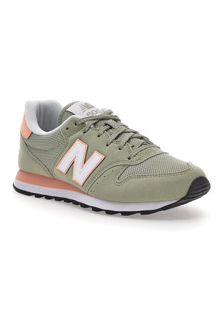 Grüne New Balance 500 Damen-Sneaker