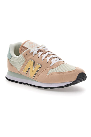 Rosa Turnschuhe mit bunten Details New Balance 500