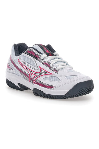Mizuno Breakshot 4 CC weiße Tennisschuhe