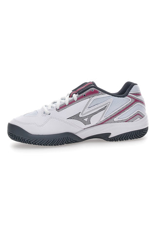 Mizuno Breakshot 4 CC weiße Tennisschuhe