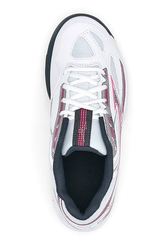 Mizuno Breakshot 4 CC weiße Tennisschuhe