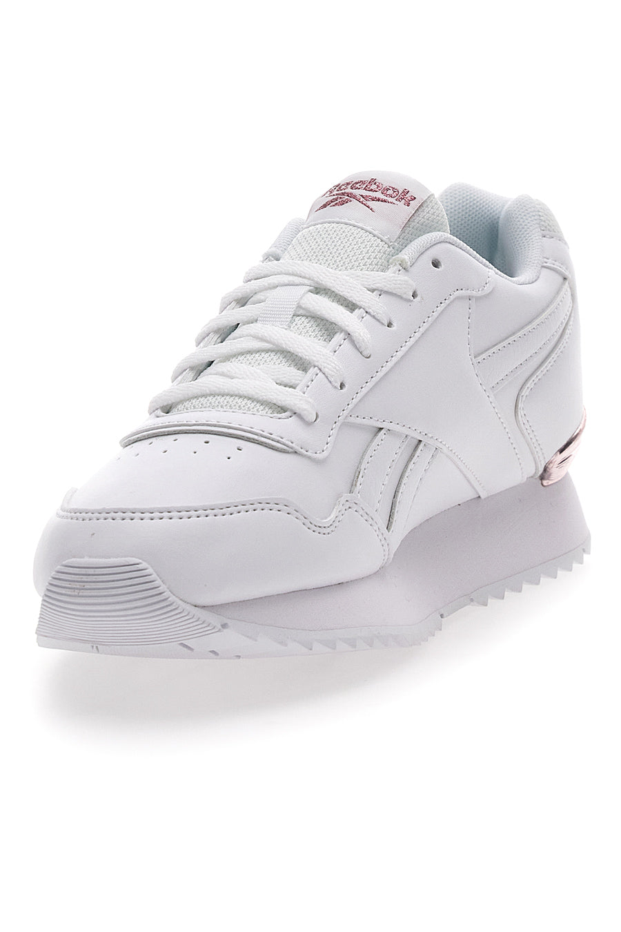 Sneakers Bianche Con Lacci Da Donna Reebok Glide Ripple Clip | Pittarello Sneakers Bianche Con Lacci Da Donna Reebok Glide Ripple Clip | Pittarello