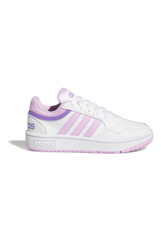 Sneakers Rosa con Dettagli Bianchi Adidas Hoops 3 K