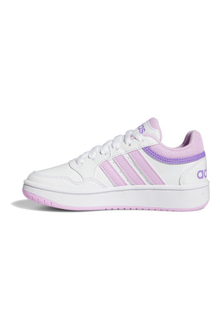 Sneakers Rosa con Dettagli Bianchi Adidas Hoops 3 K