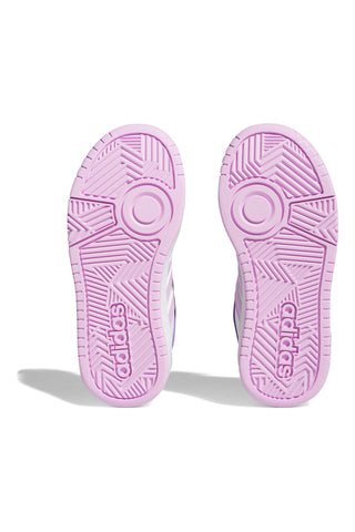 Sneakers Rosa con Dettagli Bianchi Adidas Hoops 3 K