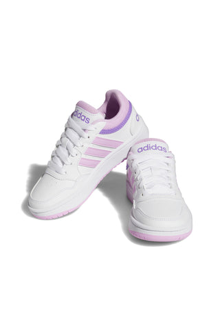 Sneakers Rosa con Dettagli Bianchi Adidas Hoops 3 K