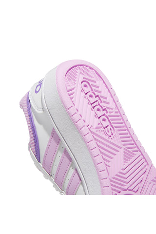 Sneakers Rosa con Dettagli Bianchi Adidas Hoops 3 K