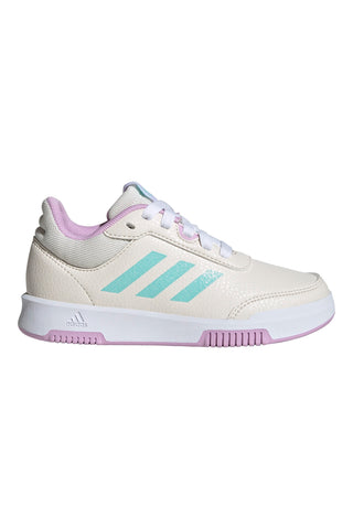 Adidas Tensaur Sport 2.0 Kinder-Sneaker in Creme mit Schnürsenkeln