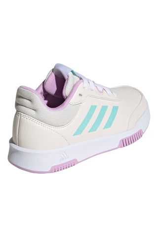 Adidas Tensaur Sport 2.0 Kinder-Sneaker in Creme mit Schnürsenkeln