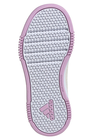 Adidas Tensaur Sport 2.0 Kinder-Sneaker in Creme mit Schnürsenkeln