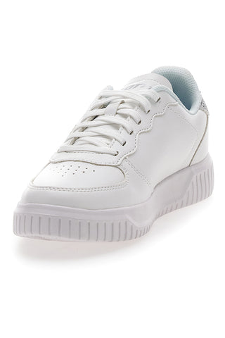 Sneakers Bianche con Logo Glitter Lotto Venus 1 AMF III GLI