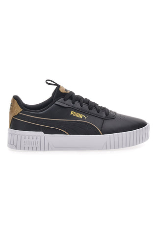 Puma Carina 2.0 Pop Up Schwarze Turnschuhe für Kinder