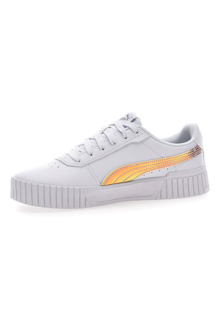 Weiße Puma Carina 2.0 Holo-Sneaker