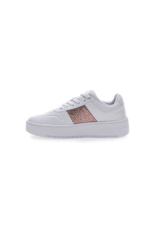 Champion Rebound Platform Sparkle White Sneakers