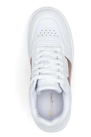 Sneakers Bianche Champion Rebound Platform Sparkle