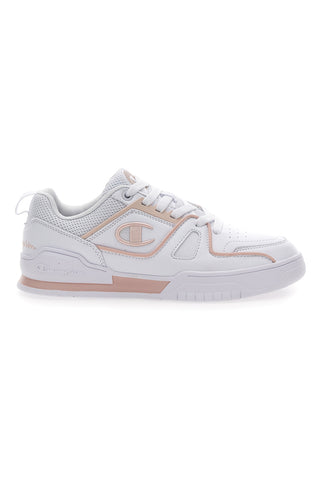 Sneakers Bianche e Rosa Champion 3 Point Low