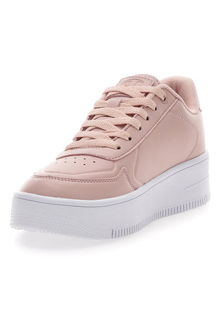 Rosa Turnschuhe mit Flatform-Champion-Rebound-Plattform