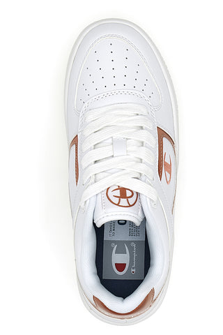 Sneakers Bianche Champion Foul Play Plat Metal