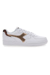 Weiße Sneakers mit goldenem Logo DIADORA RAPTOR LOW CRYSTAL WN