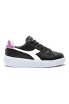 Schwarze und rosa Turnschuhe DIADORA GAME STEP GS 2