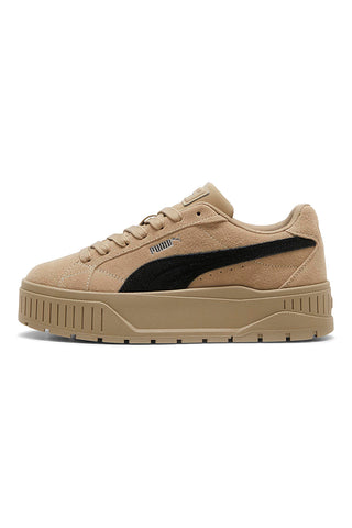 Sneakers beige platform in suede Puma Karmen II