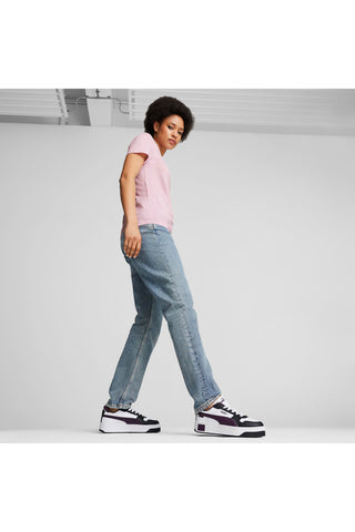 Puma Carina Street weiße und schwarze Turnschuhe