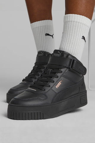 Puma Carina Street Mid schwarze Turnschuhe