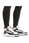 PUMA REBOUND V6 Hohe Sneakers in Weiß und Schwarz