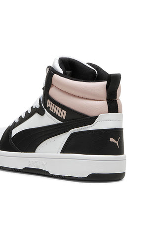 PUMA REBOUND V6 Hohe Sneakers in Weiß und Schwarz