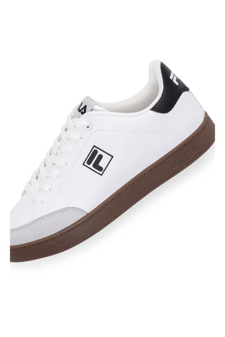 Weiße Sneakers mit kontrastierender Sohle FILA COURTBAY