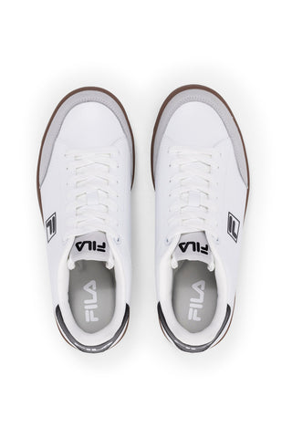 Weiße Sneakers mit kontrastierender Sohle FILA COURTBAY