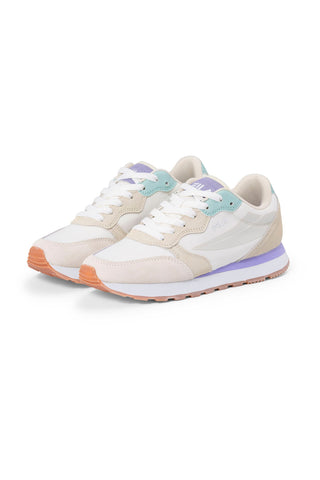 Weiß-beige Sneakers mit kontrastierender Sohle FILA COURTBAY