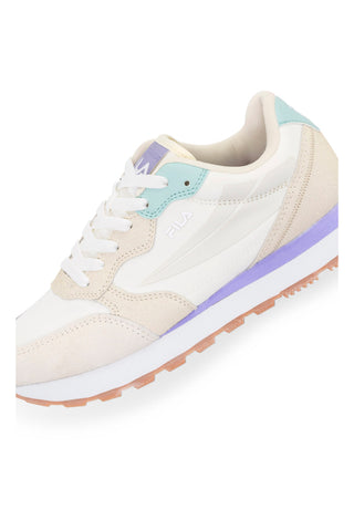 Weiß-beige Sneakers mit kontrastierender Sohle FILA COURTBAY