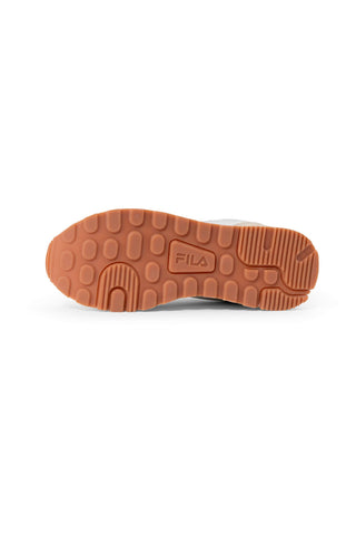Weiß-beige Sneakers mit kontrastierender Sohle FILA COURTBAY