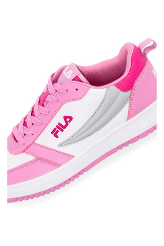 Weiße und rosa Sneakers mit perforiertem Obermaterial FILA REGA NF TEENS