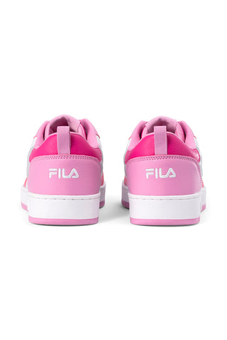 Weiße und rosa Sneakers mit perforiertem Obermaterial FILA REGA NF TEENS