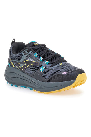 JOMA TK Shock Lady 2422 Schwarz-Blaue Trailrunning-Schuhe