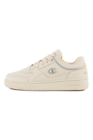 Sneakers Panna con Dettagli Argento CHAMPION RD18 LOW